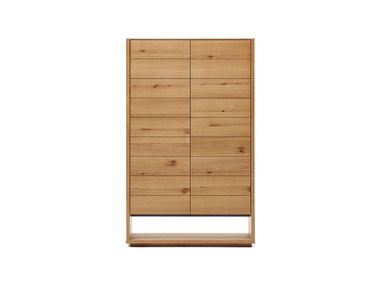 Wood veneer highboard with doors ALGUEMA Kave Home