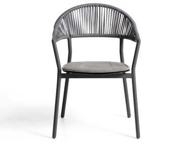 Stackable garden chair with armrests ALIMIA Kave Home