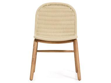 Acacia wood and rope garden chair ALIPA Kave Home