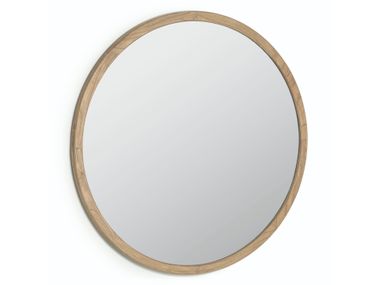 Round wall-mounted framed mirror ALUM Kave Home
