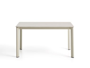 Rectangular table in sintered stone and aluminum ANAFI Kave Home
