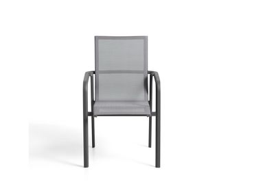Stackable garden chair with armrests CANEA Kave Home