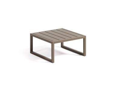 Square aluminium garden side table COMOVA Kave Home
