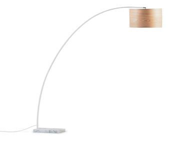 Ash wood and metal floor lamp JUHE Kave Home