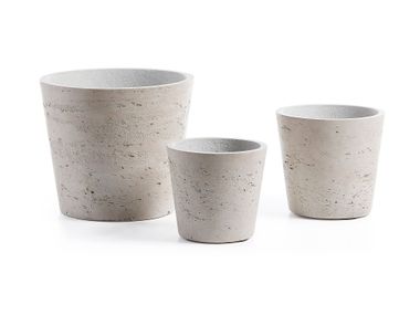Cement vase LOW Kave Home