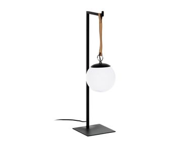 Table lamp in metal and glass MONTEIRO Kave Home