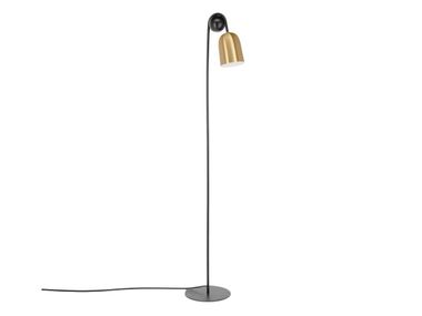 Brass and marble floor lamp NATSUMI Kave Home