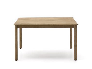 Square acacia garden table SORI Kave Home