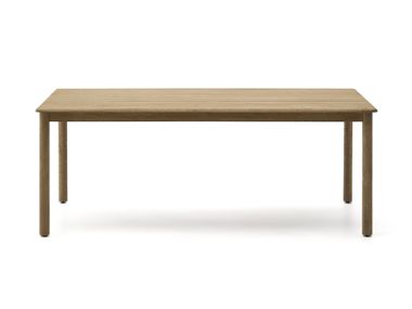 Rectangular acacia garden table SORI Kave Home
