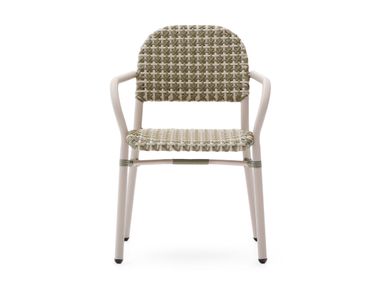 Stackable garden chair with armrests TUCCIA Kave Home