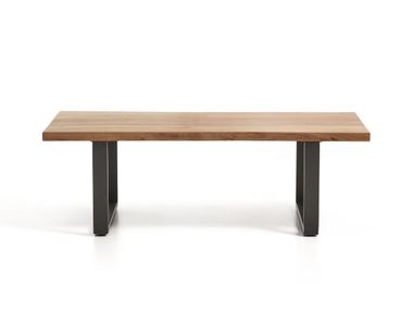 Rectangular steel and wood coffee table UXUE Kave Home
