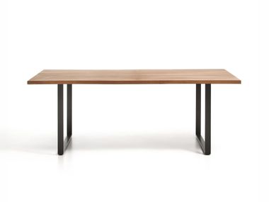 Rectangular steel and wood table UXUE Kave Home