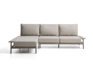 3 seater garden sofa with chaise longue VATHI Kave Home