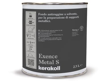Kerakoll, EXENCE METAL S Fondo antiruggine a solvente per la preparazione di supporti metallici