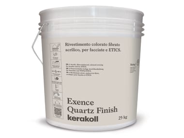Kerakoll, EXENCE QUARTZ FINISH Rivestimento colorato fibrato acrilico per facciate