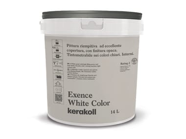 Kerakoll, EXENCE WHITE COLOR Pittura riempitiva con finitura opaca