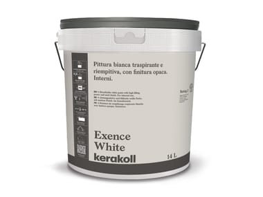 Kerakoll, EXENCE WHITE Pittura traspirante e riempitiva