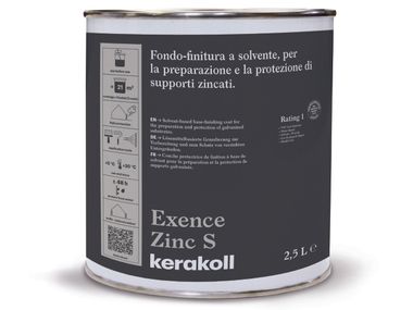 Kerakoll, EXENCE ZINC S Fondo-finitura a solvente per supporti zincati