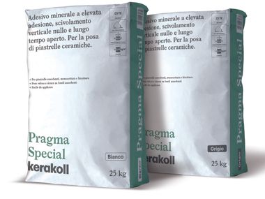 Adesivo minerale a elevata adesione per la posa di piastrelle ceramiche PRAGMA SPECIAL Kerakoll