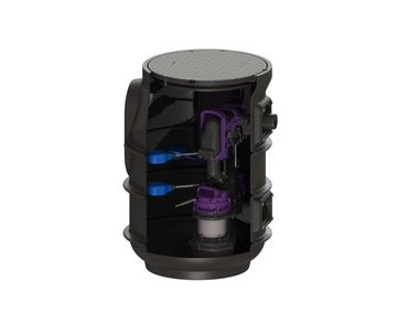 Grey water unit AQUAPUMP SMALL DUO Kessel