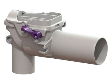 Backflow prevention valve with double flap STAUFIX SIPHON Kessel