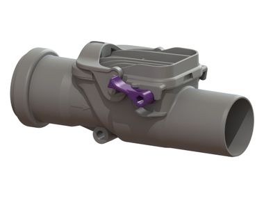 Backflow prevention valve with double flap STAUFIX Kessel