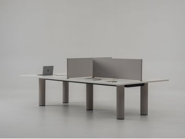 Office workstation with desk screens AREA Kettal