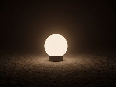 Polyethylene table lamp GLOBO Kettal