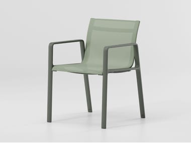 Sedia da giardino impilabile in tessuto con braccioli PARK LIFE Kettal