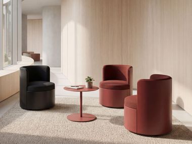 Easy chair with padded seat SHOGUN Kettal