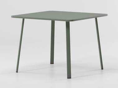 Tavolo da giardino quadrato in alluminio VILLAGE Kettal