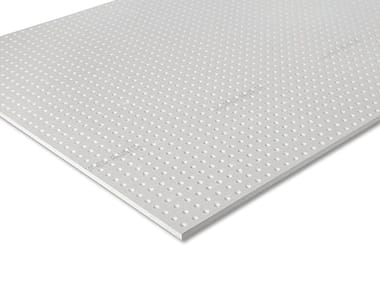 Knauf Italia, CLEANEO THERMOBOARD FORATA 10 mm Lastra in gesso rivestito per controsoffitti radianti forata
