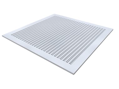 Knauf Italia, DANOLINE TANGENT T1 PLAZA (A) Pannello in gesso rivestito per controsoffitto modulare