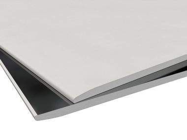 Lastra in gesso rivestito con lamina di alluminio Lastre con barriera al vapore (B.V) 9,5 mm Knauf Italia