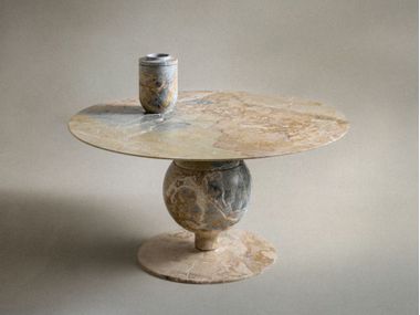 Round marble table KING Kreoo