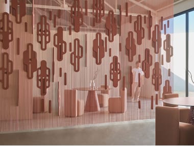 Divisorio fonoassorbente sospeso KHRONOS Kriskadecor