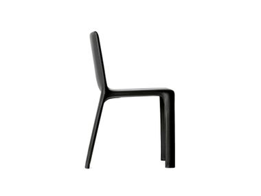 Sedia imbottita in pelle JOKO Kristalia