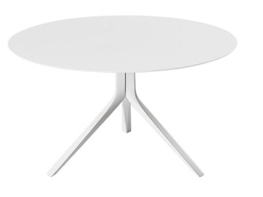 Tavolo rotondo in alluminio pressofuso OOPS I DID IT AGAIN Kristalia