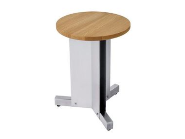 Low steel stool SPLIT Kristina Dam Studio