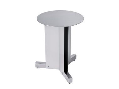 Low steel stool SPLIT Kristina Dam Studio