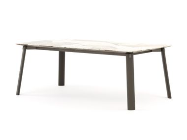 Extending oak dining table LANDFORM Stylish Club