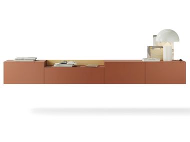 Suspended sideboard with drawers LAUKI 130 TREKU