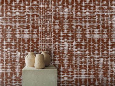 Nonwoven wallpaper PLEATS LAUR MEYRIEUX collection