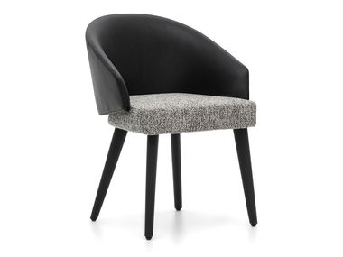 Upholstered chair with armrests LAWSON Minotti