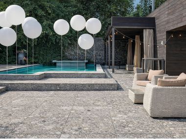 Sintered stone flooring with stone effect EMILIA GREY L'Altra Pietra
