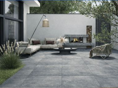 Sintered stone flooring MODERN CONCRETE ANTRAZYT L'Altra Pietra