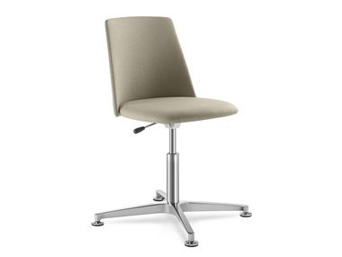Sedia ufficio operativa ad altezza regolabile in tessuto a 4 razze MELODY CHAIR 361 F60-N6 LD Seating