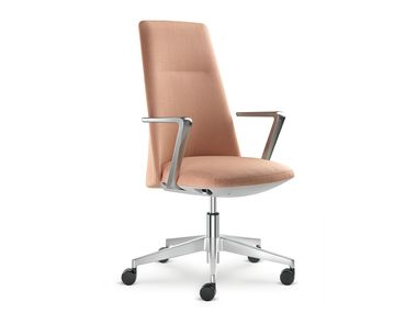 Sedia ufficio operativa in tessuto con braccioli a 5 razze MELODY DESIGN 785-FR F40-N6 LD Seating