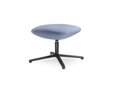 With Spoke base upholstered swivel leather footstool MELODY LOUNGE ML-T-N1 LD Seating
