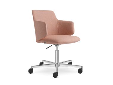 Sedia ufficio operativa in tessuto a 5 razze MELODY MEETING 360-RA F37-N6 LD Seating